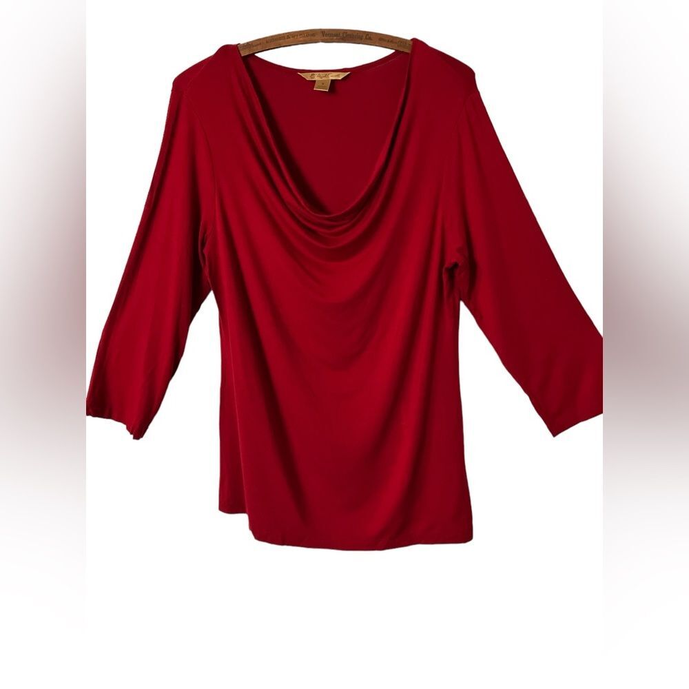 April Cornell Drape Neck Shirt Size M